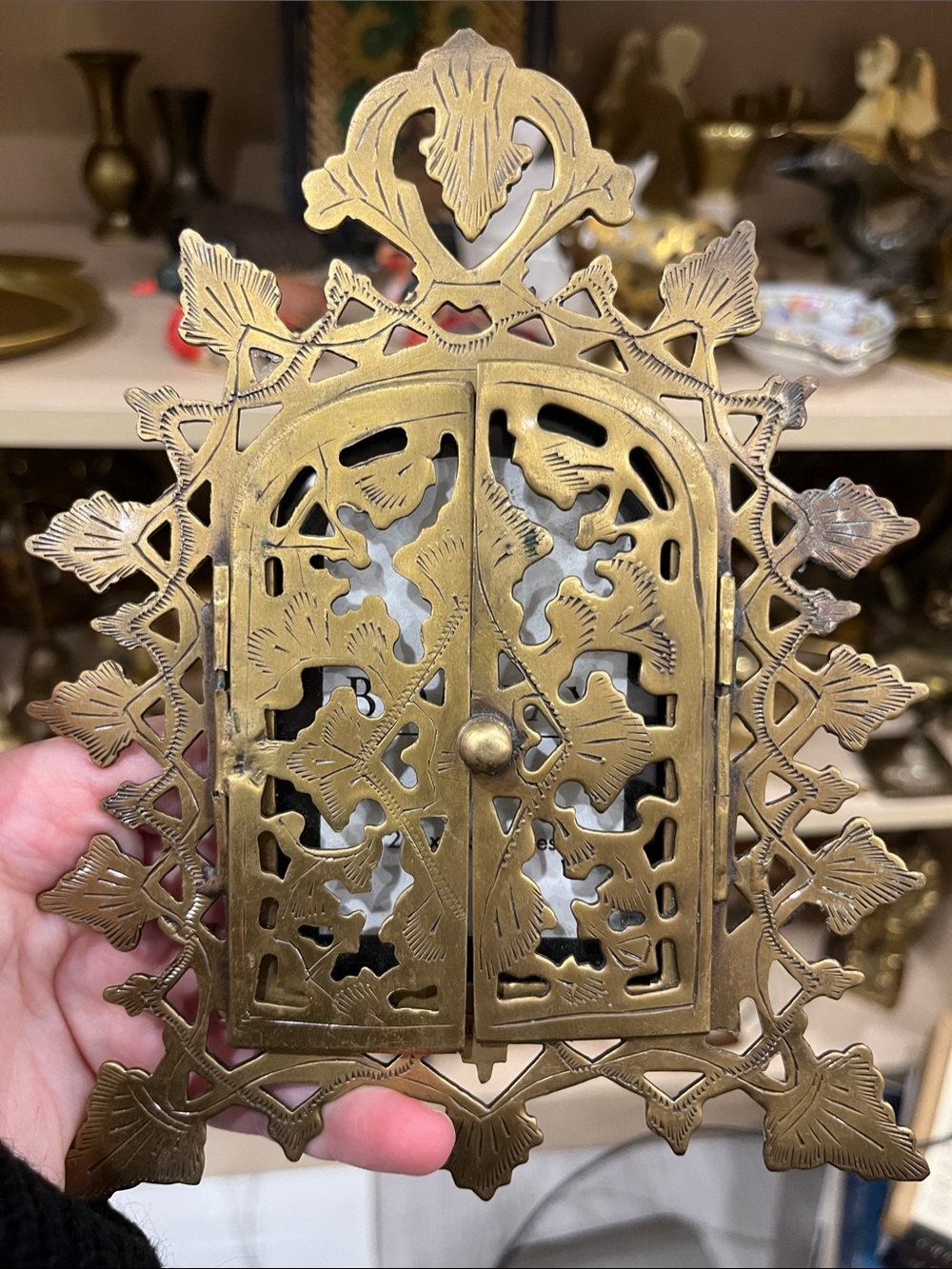Ornate Brass picture frame